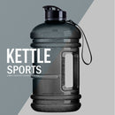 2.2L Large Capacity Fitness Camping Sport Water Bottle Free  Flip Cover Drin Hn