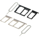 2 Pieces Standard Durable Sim Card Tray Holder SD Slot Replacement Part For