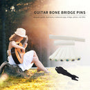 Cattle Bone Bridge Pins for Acoustic Folk Guitar Musical Instrument Parts Accs