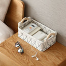 Felt Laundry Box Cotton and Linen Handle Desk Debris Storage Basket Fashion P3B2
