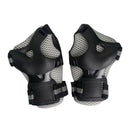 6 Pcs Kid Child Roller Skating Bicycle Knee Wrist Guard Elbow Pad Gray