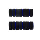 4pcs Motorcycle Handlebar Grip Brake Clutch Lever Cover Foam Pad Blue