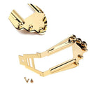 Golden 6-String Jazz Bass Guitar Bridge Jazz Bridge Wired Frame For 6-Strin