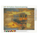 5D DIY Full Drill Diamond Painting Cross Stitch Embroidery (Sunset Train)