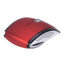 1200 dpi Wireless Mouse Gaming Mouse LED Foldable 3 button 2,4GHZ Red + Bla