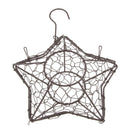 Iron Succulent Planter Succulent Cactus Container Iron Frame for Plants, Star