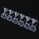 12pcs clear plastic funnels for empty bottle filling perfumes essential oils  JR