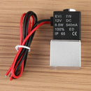 DC12V Solenoid Valve 1/4 Inch 2 Way Normally Closed Direct-Acting Pneumatic Q1R6