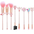 8pcs Cartoon Makeup Brushes Kit Blush Eyeshadow Face Cosmetic Pens (1) A