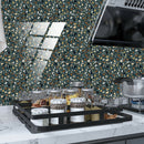 10pcs Ceramic Tile Stickers Set Decorative Wall Decals for Kitchen (TS268) A