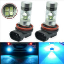 2x 1Pair 8000K Ice Blue H8/H11 LED Bulbs for Car Driving Fog Lights Lamps DRL