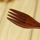 Wooden Forks, 5 Pieces Eco-friendly Japanese Wood Salad Dinner Fork Tablewa