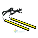 2pcs Waterproof 12V LED COB Car Auto DRL Driving Daytime Running Lamp Fog A