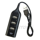 USB 2.0 Hi-Speed 4-PortS Splitter Split Hub Cable Adapter For Notebook PC Laptop