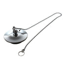 1.75 Inch Chrome Bathroom Bath Plug with 420mm Ball Chain B8T5