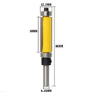 1/4" Shank Top &Bottom Bearing Flush Trim Router Bit For Woodworking 25+38mm