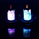 LED Flameless Candle Flickering Colorful Halloween Decoration Candle