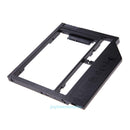 Universal 9.0 / 9.5mm Aluminum Optical Drive Notebook Hard Drive Bay Bracket