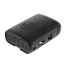 Pi Box ABS Case w/ Fan Module for Raspberry Pi 3/2/b plus w/ 3PCS Heat Sink