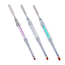 Poly Gel Nail Brush Dual-Ended Poly Acrylic UV Gel Extension Builder Blue