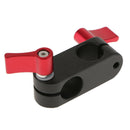 15mm Rail Rod Clamp 90 Degree Stabilizer Rig Clip for Camera Camcorder Kit
