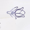 12 Pcs/Box Purple Paper Clip Tulip Shaped Bookmark Stationery For Diy Diary T1U6