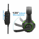 for Xbox one PS4 PC LED Game Headset Mic Stereo Surround Headphone 3.5mm Wired