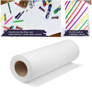 White Kraft Arts and Crafts Paper Roll - 0.3x30m for Paints, Wall Art, Easel