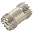 2-Pack PL-259 UHF Female to UHF Female Coax Cable Adapter S0-239 UHF Double