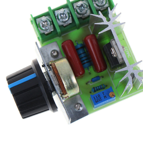 1 Pcs AC 220V 2000W SCR Voltage Regulator Dimmers Speed Controller Thermosta3C