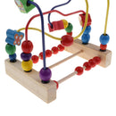 Bead Maze - Wooden Toddler Toys Set Roller Coaster Activity Cube Teaching