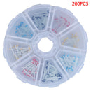 200pcs Dental Fiber Post Glass Quartz Teeth Restorative Refilled Pipe 1.2-1. OZ