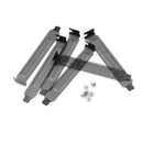 5PC PCI Bracket Slot Cover Filter Black Steel Blank Blanking Plate + Screws st3C