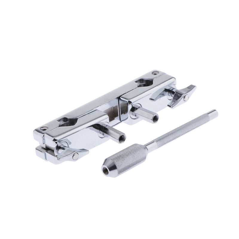 Professional Metal Cowbell Clamp Bracket Rod Set for Drummer Students Adults,