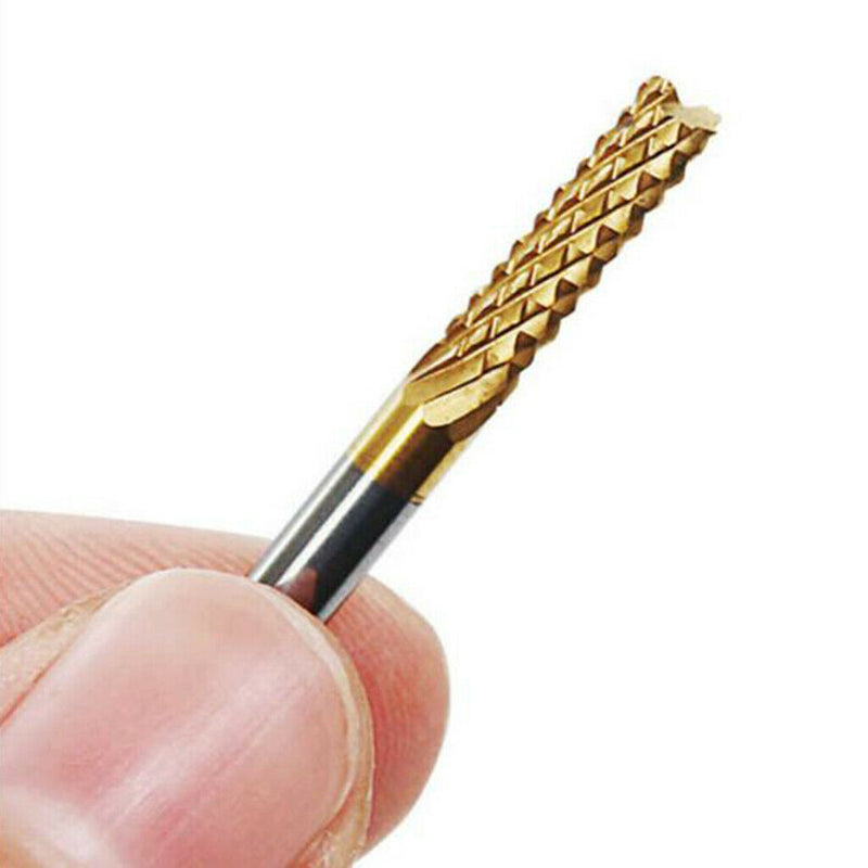 10pcs Milling Cutter Router Bits Engraving Cutting End Machine Endmills Tool