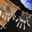 Women Alloy Comb Hair Clips Pin Flower Hairpins Bell Tassel Hairpin Accessories