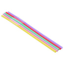 Flexible Mixed Color Disposable Drinking Straws-100 Count