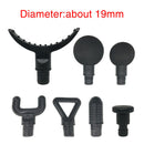 7pcs EVA Fascia Massager Pain Relief Home Muscle Massage Head Set 19mm Caliber