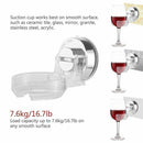 Bath and Shower Portable Cupholder Caddy for Beer and Wine Suction Cup Drin