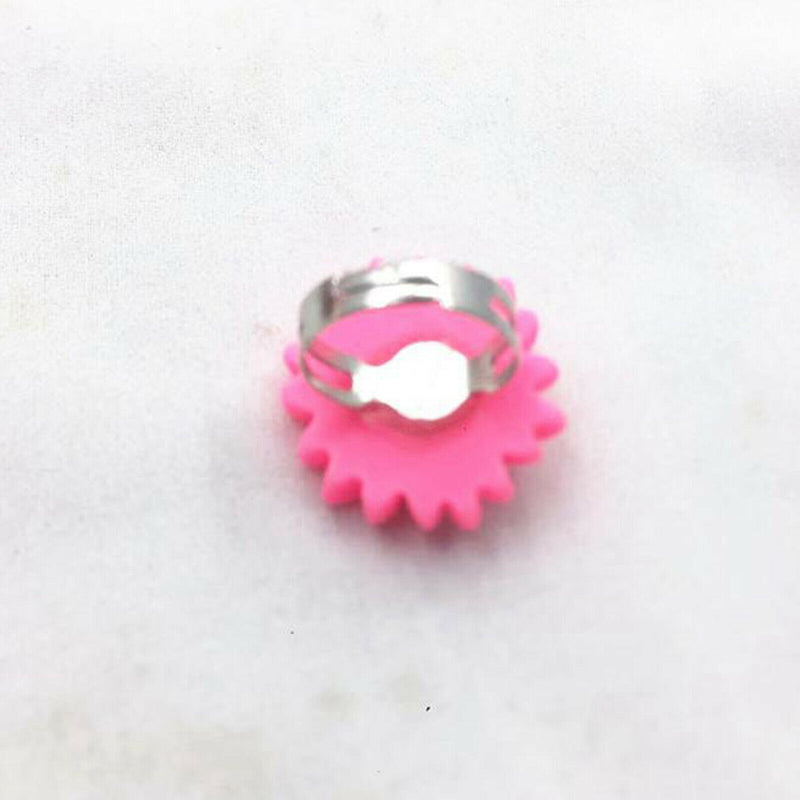 1Box Little Girl Jewel Rings Adjustable, Girl Pretend Play and Dress Up Rings