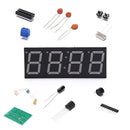 4 Bits Electronic Clock Electronic Production Suite DIY Kits Electronic Cloc Nw