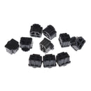 10Pcs Ethernet Hub Port RJ11 Anti Dust Cover Cap Protector Black  M&O