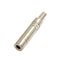 6.35mm female Plug 1/4" mono audio cable connectors metal adapter adapto NMsp