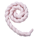 Nordic Style Soft Knot Plush Pillow Braided Baby  Sleep Bumper Pink