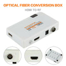 HDMI To RF Coaxial AV Converter Adapter Box TV Transmitter W/ Remote Control