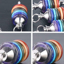 Natural Stone Crystal Pendulum Healing Chakra Wicca Dowsing Reiki Penda BGN