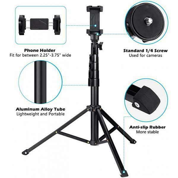 Selfie Stick, 51 inch Extendable Selfie Stick Tripod,Phone Tripod with Wireless