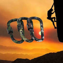 Camouflage Army Fishing Camouflage Carabiner Hiking Accessories New D Type H9F9