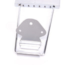 6 String Guitar Tailpiece Trapeze Open Frame Bridge Chrome For Archtop Guitar OZ