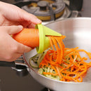 Kitchen Gadget Funnel Vegetable Radish Cutter Shred Spiral Device H1G4